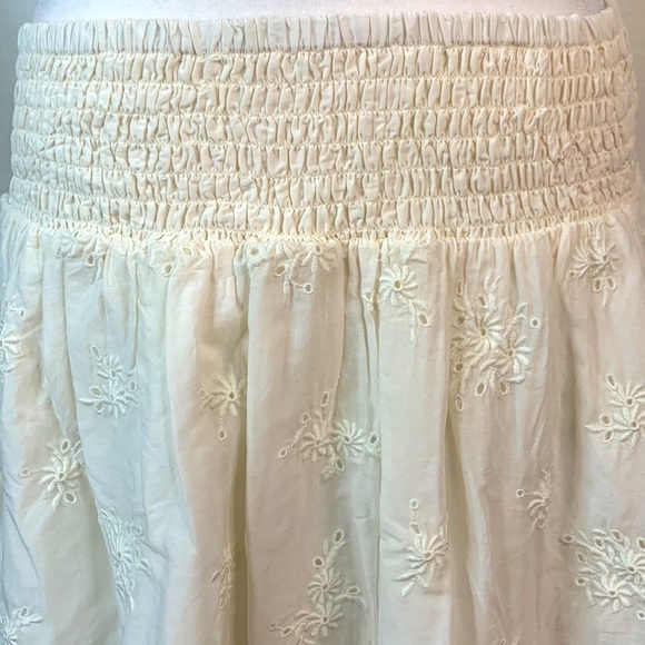 Express White High Waisted Tiered Eyelet Lace Mini Skirt-NWT - Picture 4 of 14